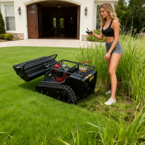 Desbrozadora con Control Remoto, Ancho de Corte 80 cm, 1 m, 1.2 m, Motor Diésel de 11 HP, 12 HP, Cuchillas de Martillo con Control Remoto, Cortacésped - Product Image 4