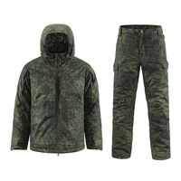 Ensemble de camouflage d'hiver ESDY pour l'extérieur, veste en polyester épaisse et chaude, résistante au froid