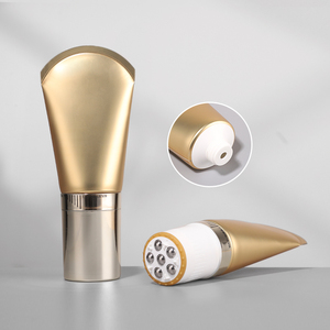 Tube en plastique vide de 100 g avec finition dorée de qualité supérieure et design personnalisable, avec rouleau de massage à 5 billes, emballage cosmétique - Product Image 6