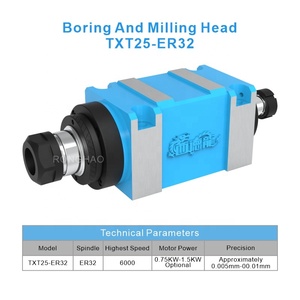 Đầu cắt công suất ER32, đầu máy tiện phay, đầu máy tiện công suất cho gia công kim loại - Product Image 2