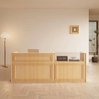 Bureau d'accueil moderne pour magasin de vêtements, salon de beauté, bar, mobilier commercial de luxe en MDF