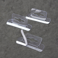 Conception personnalisée Présentoir de vente au détail de fantaisie à crochet européen collant en plastique transparent très résistant pour utilisation en magasin