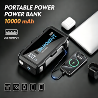 SHARMEAL OEM&ODM Factory Jump Starter 3 en 1 2000A Batterie au lithium Booster de démarrage Power Bank 12V Démarreur de voiture portable