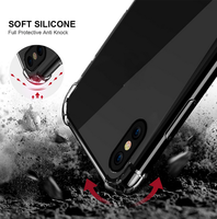 Étui de téléphone en TPU ultra-fin transparent de fabricants chinois, conçu sur mesure pour iPhone 14 et pour les téléphones mobiles Samsung