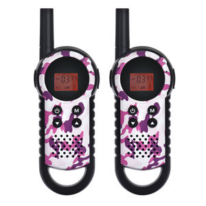 <span class=keywords><strong>Talkie</strong></span>-<span class=keywords><strong>walkie</strong></span> portable UHF 400-470 MHz avec écran LCD rétroéclairé vert, portée de 3-5 <span class=keywords><strong>km</strong></span>, <span class=keywords><strong>80</strong></span> canaux, prise pour écouteurs, 3 piles AAA, 0,5 W, pour enfants - Product Image 6