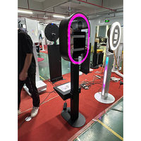 Portable Selfie Photo Booth Wedding for Party iPad DSLR Photo Booth with Printer Shelf Attached