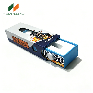 Boîte de rangement personnalisée pour cartouches, résistante aux enfants, avec fenêtres transparentes pour cartouches jetables, boîtes en papier écologiques - Product Image 2