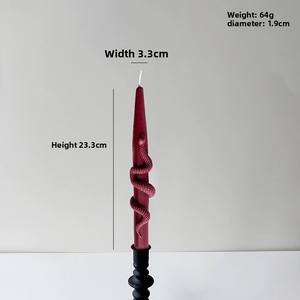 Velas al por mayor <span class=keywords><strong>con</strong></span> forma de serpiente 3D para Navidad y Halloween, velas largas de cera de soja perfumada de primera calidad para decoración de fiestas, ambiente espeluznante - Product Image 3