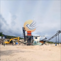 Мобильная дробилка для камня 4-в-1 для дробильных комплексов