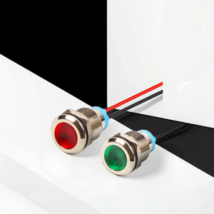 ضوء مؤشر LED 12-مؤشر معدني مصباح تجريبي أخضر Led للشحن - Product Image 3