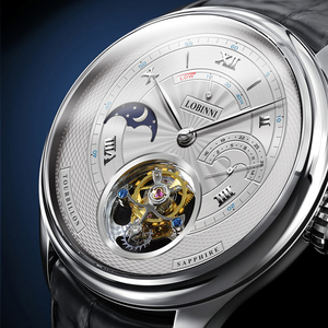 Orologi Meccanici Tourbillon Personalizzati OEM con Logo Privato, <span class=keywords><strong>Orologio</strong></span> <span class=keywords><strong>da</strong></span> Polso di Lusso per Uomo - Product Image 5