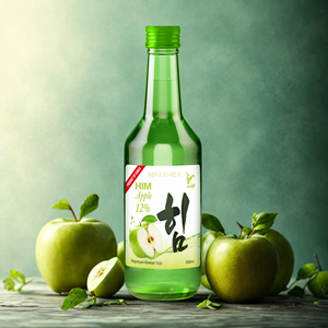 Korea Soju Competitive Price Apple <b>Drink</b> Directly <b>Glass</b> <b>Bottle</b> Korean Alcoholic Beverage Vietnamese Manufacturer - Product Image 6