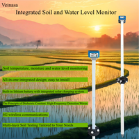 Détecteur intégré TRSQ-SW de l'humidité, de la température et du niveau d'eau du sol, multi-couches, sans fil 4G pour l'agriculture