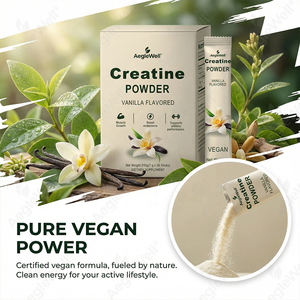 AegleWell Créatine aromatisée à la vanille, créatine végétalienne monohydratée, <span class=keywords><strong>complément</strong></span> <span class=keywords><strong>alimentaire</strong></span> pour la croissance musculaire, l'endurance et les performances athlétiques - Product Image 4