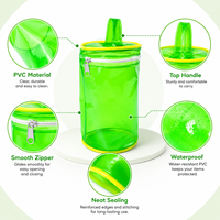 Vente en gros Boîte d'emballage en PVC Boîte cylindrique Boîtes cadeaux en tube transparent en PVC cylindrique Emballage en tube rond en PVC pour bouffée cosmétique