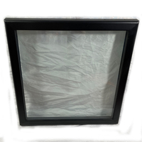 Réfrigérateur à porte vitrée transparente avec cadre en plastique personnalisé, petit réfrigérateur, porte vitrée