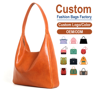 Bolsos de Diseño de Cuero Genuino de Lujo, Bolsos de Hombro Grandes de Alta Calidad con Cuero de Grano Superior Curtido Vegetalmente, para Verano, Invierno y Otoño - Product Image 1