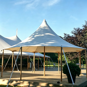 Tente en toile translucide blanche de haute qualité avec structure en aluminium, taille personnalisée disponible pour les mariages, les festivals et les événements d'entreprise - Product Image 1