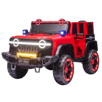 Voiture électrique pour enfants 12V, 4x4 tout-terrain, jouet télécommandé, suspension à ressorts, lecteur de musique, ceinture de sécurité, carrosserie en plastique, unisexe, 1-10 ans