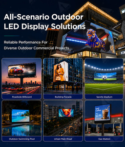 ป้ายโฆษณา LED กลางแจ้งแบบกันน้ำ ความละเอียดสูง รุ่น P4 P6 P8 สำหรับติดตั้งบนถนน แสดงผลสองด้าน - Product Image 6