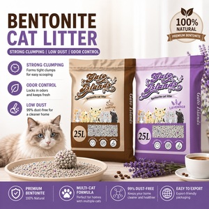 Arena Sanitaria Aglomerante de Bentonita para Gatos, Arena para Arenero de Gatos en Venta - Product Image 1