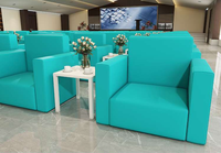 Chaise moderne commerciale de sofa de conférence de cuir véritable dans plusieurs couleurs pour l'usage d'hôtel et de villa