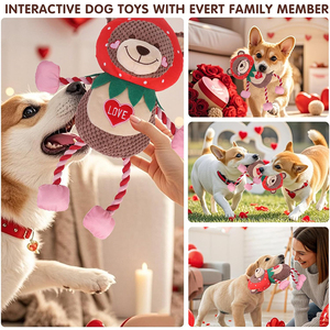 <span class=keywords><strong>Jouet</strong></span> interactif en peluche durable personnalisé <span class=keywords><strong>pour</strong></span> <span class=keywords><strong>chien</strong></span>, avec papier froissé, jouets à mâcher doux <span class=keywords><strong>pour</strong></span> animaux de compagnie, <span class=keywords><strong>pour</strong></span> les maintenir occupés et nettoyer leurs dents - Product Image 5