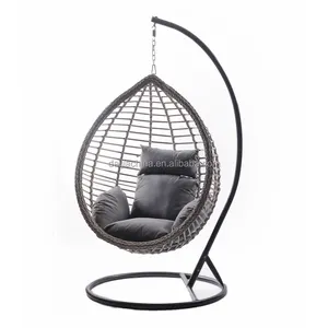 Stylish Adjustable Indoor outdoor Hanging Basket Swing chair Nest Rattan Swings