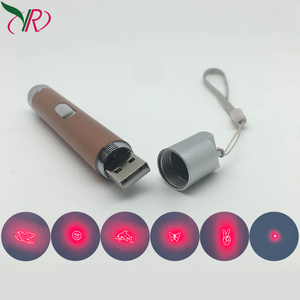 Nieuwe Aankomst Upgrade Interactieve Teaser 3 Modes 7 In 1 Kat Speelgoed Pen Licht Draagbare Usb <span class=keywords><strong>Laser</strong></span> Huisdier Training Tool met 5 Patronen - Product Image 5