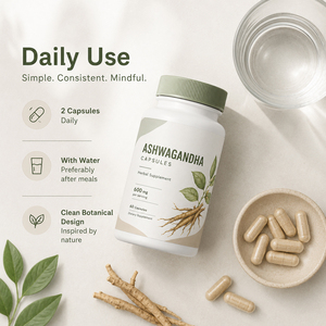 Suplemento de Apoyo Inmunológico de Ashwagandha Ksm-66 Sunwind Premium de Alta Calidad, Orgánico y de Alta Eficiencia, 12500mg, para una Noche Tranquila, 60 Cápsulas - Product Image 3
