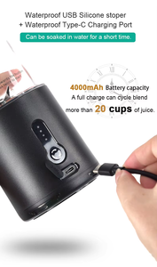 Extractor de Jugos Eléctrico Portátil, Nuevo Accesorio de Cocina, Cuchilla de Acero Inoxidable, Fuente de Alimentación USB para Uso en Exteriores y Autocaravanas - Product Image 5