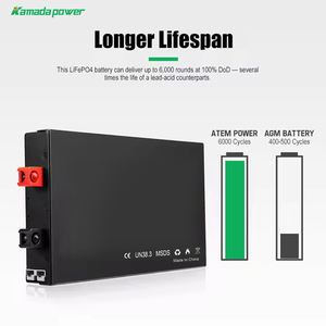 Batería Kamada KMD-126100ALFP de 12.8V, Slimline LiFePO4, Estado Semisólido, 100Ah |   Batería Compacta de Ciclo Profundo <span class=keywords><strong>Montable</strong></span>, 6000+ Ciclos, 4WD - Product Image 4