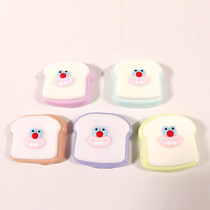 ของเล่นบีบแก้เครียดรูปขนมปังปิ้งน่ารัก นุ่มนิ่ม สำหรับวัยรุ่นและผู้ใหญ่ บรรเทาความวิตกกังวล ของเล่นเสริมพัฒนาการทางประสาทสัมผัส ขนาดพกพา เหมาะเป็นของขวัญ - Product Image 1