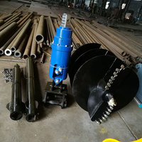 Mini Pelle Tarière Manuelle, Tarière Hydraulique de Terre