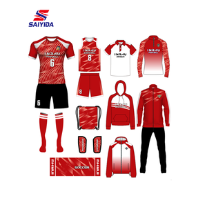 कस्टम लोगो क्लासिक शैली पूर्ण सेट फुटबॉल यूनिफॉर्म ओम सेवा टीम प्रशिक्षण के लिए - Product Image 3