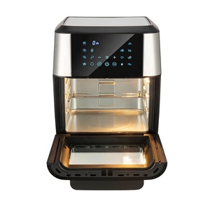 12L 20L forno da appoggio a convezione In acciaio inossidabile combinato 14-In-1 Design elettrico friggitrice ad aria tostapane comando digitale quadrato - Product Image 2