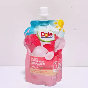 Gelatina de Colágeno con Sabor a Uva Verde, Naranja y Lichi <span class=keywords><strong>Dole</strong></span>, Pudín de Golosina para Niños, 150 g, Dulce - Product Image 2