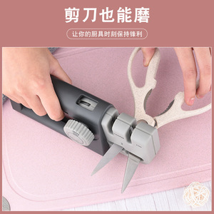 Afilador de Cuchillos Multifuncional Portátil 4 en 1 con Diamante, Carburo de Tungsteno y Cerámica Fina para Exteriores - Product Image 5