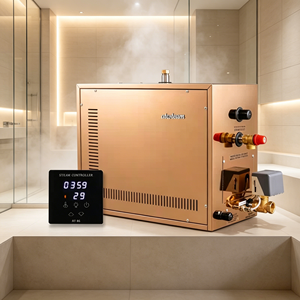 Générateur de vapeur à vidange automatique, 5 kW, avec contrôle intelligent AT86, pour cabine de sauna humide, hammam turc et centre de spa - Vente chaude - Product Image 1