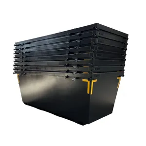 6m recycling mini steel plant skip container skip bins