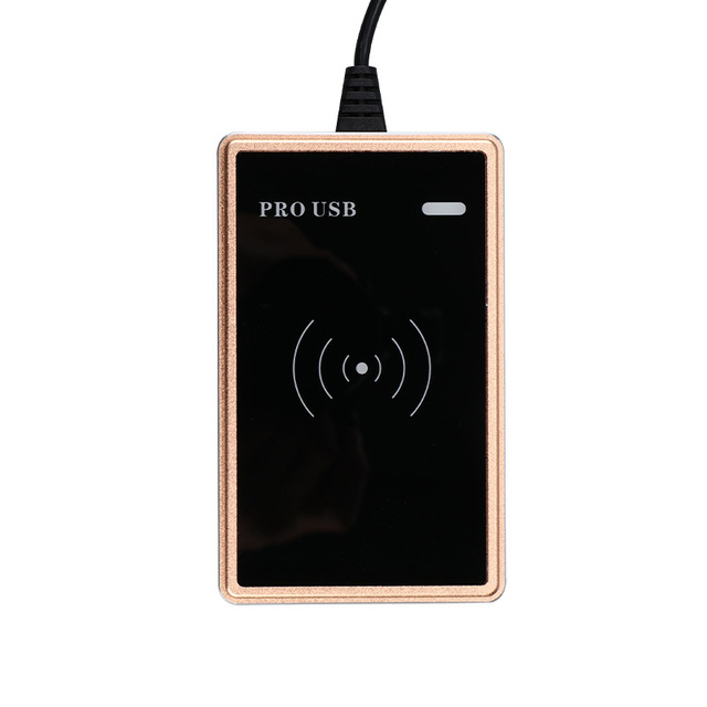 High-End Aluminum Alloy Hotel Smart Lock Card Reader Encoder Grade Security Wood Door Compatible Hotel Management System SDK App