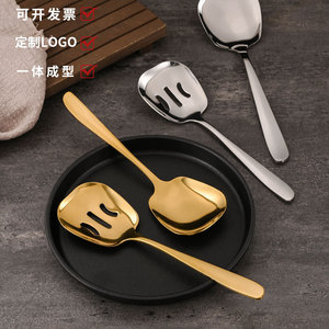 Cuchara de Servir de Acero Inoxidable Estilo Coreano SUS304 de Grado Alimenticio para Uso en Restaurantes y Hoteles - Product Image 2