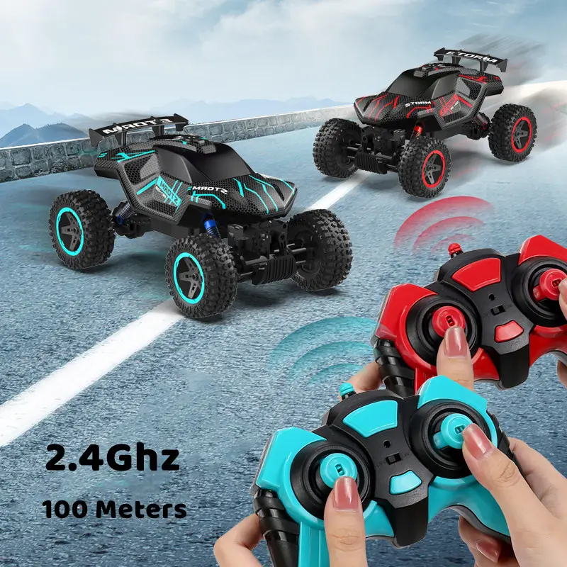 2022 New Spray electric Radio Control Toys electric cars Stunt off road colorful lights monster truck High Speed Toys for kids