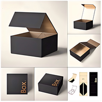Coffret cadeau de luxe pour homme, boîte rigide à fermeture magnétique avec logo personnalisé, pour ceinture, portefeuille, écharpe, cadeau d'anniversaire, cadeau d'affaires
