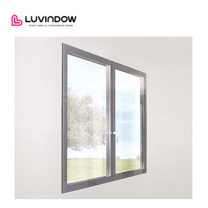 Ventana abatible de <span class=keywords><strong>serie</strong></span> alta moderna, Marco <span class=keywords><strong>cero</strong></span>, cristal completo, pantalla magnética de estilo abierto, diseño Horizontal Simple para Villa - Product Image 4