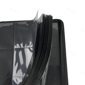 Carpeta para Colección <span class=keywords><strong>de</strong></span> Tarjetas <span class=keywords><strong>de</strong></span> Juego, Antiarañazos, 9 Bolsillos, con Cubierta Rígida <span class=keywords><strong>de</strong></span> Cuero PU, Páginas Interiores <span class=keywords><strong>de</strong></span> PP, Protectora, Impermeable y Ecológica - Product Image 6