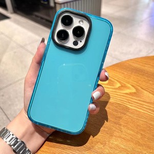 Sang Trọng Kẹo Màu Trong Suốt Trường Hợp Đối Với iPhone 14 15 Pro Max Tôi Điện Thoại 13 12 Iphone15 15 Cộng Với Chống Sốc Rõ Ràng Bìa Mềm Silicone - Product Image 5