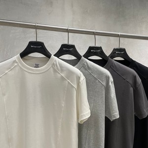 เสื้อยืดแขนสั้นคอกลมลายปะติดปะต่อสไตล์สปอร์ตสำหรับฤดูร้อนใหม่ ผ้าฝ้าย 79% ทรงหลวมสไตล์เรโทรสำหรับผู้ชาย เสื้อแฟชั่นใส่ได้ทุกวัน - Product Image 2