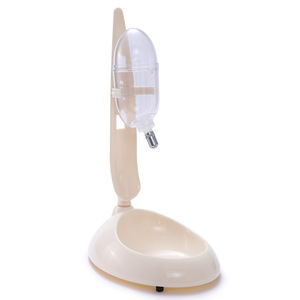 Bebedero para perros beige, montado en poste, sin electricidad, botella de agua automática para mascotas, para gatos y conejos - Product Image 5