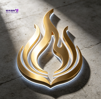 Lettres LED 3D personnalisées en acier inoxydable avec télécommande multicolore contrôlée par application pour bureaux, mariages, magasins, bars, maisons, parcs, hôpitaux